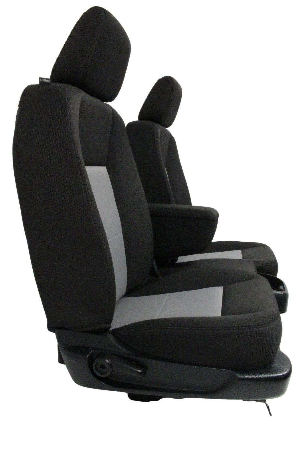 1998 - 2011 Ford Ranger Seats, 60-40 Split Bench, Black Gray Cloth, Extended Cab