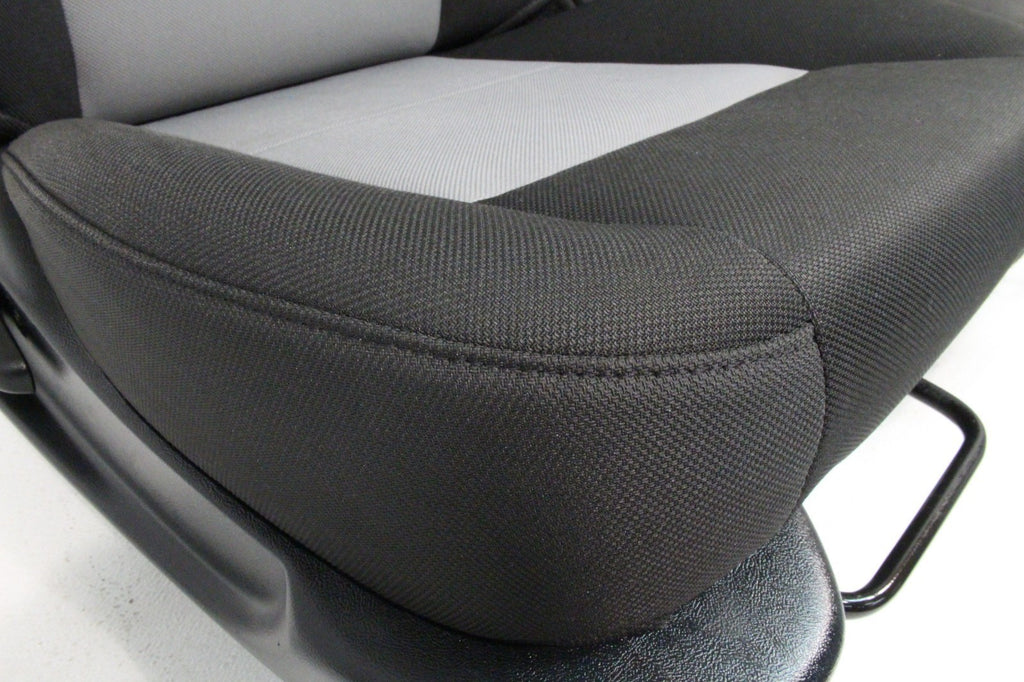 1998 - 2011 Ford Ranger Seats, 60-40 Split Bench, Black Gray Cloth, Extended Cab
