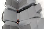 1999 - 2016 Ford Super Duty Front Seats, XL Steel Gray Cloth Bench w/ Jumpseat