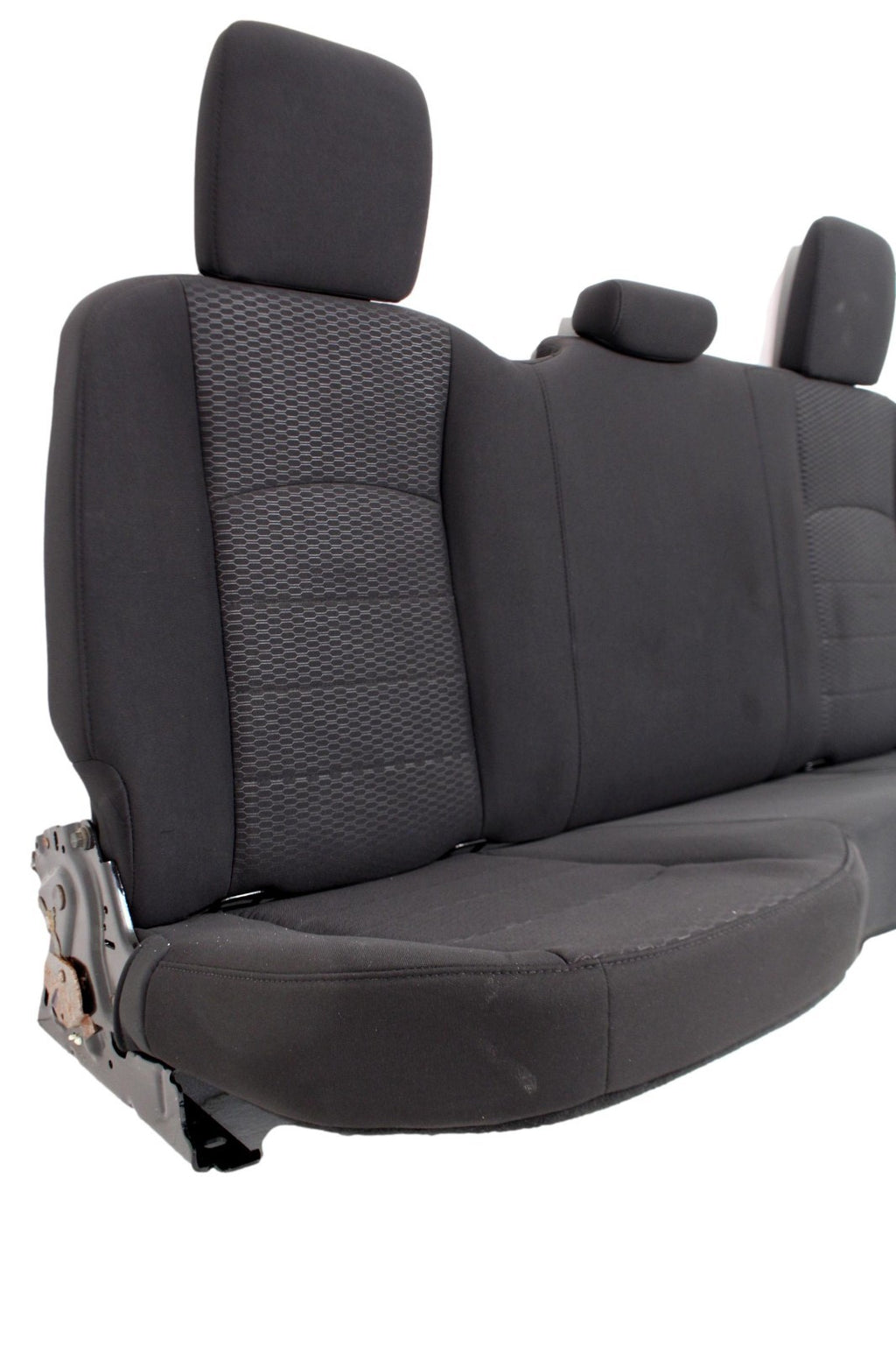 2009-2024 Dodge Ram Seats, Quad Cab Front & Rear, Manual Black Cloth w/ Jumpseat
