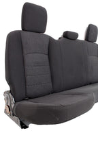 2009-2024 Dodge Ram Seats, Quad Cab Front & Rear, Manual Black Cloth w/ Jumpseat