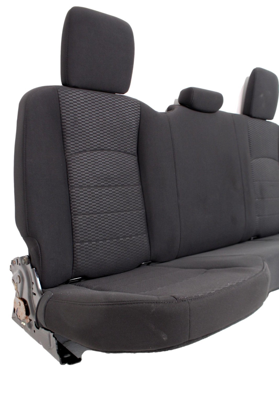 2009-2024 Dodge Ram Seats, Quad Cab Front & Rear, Manual Black Cloth w/ Jumpseat