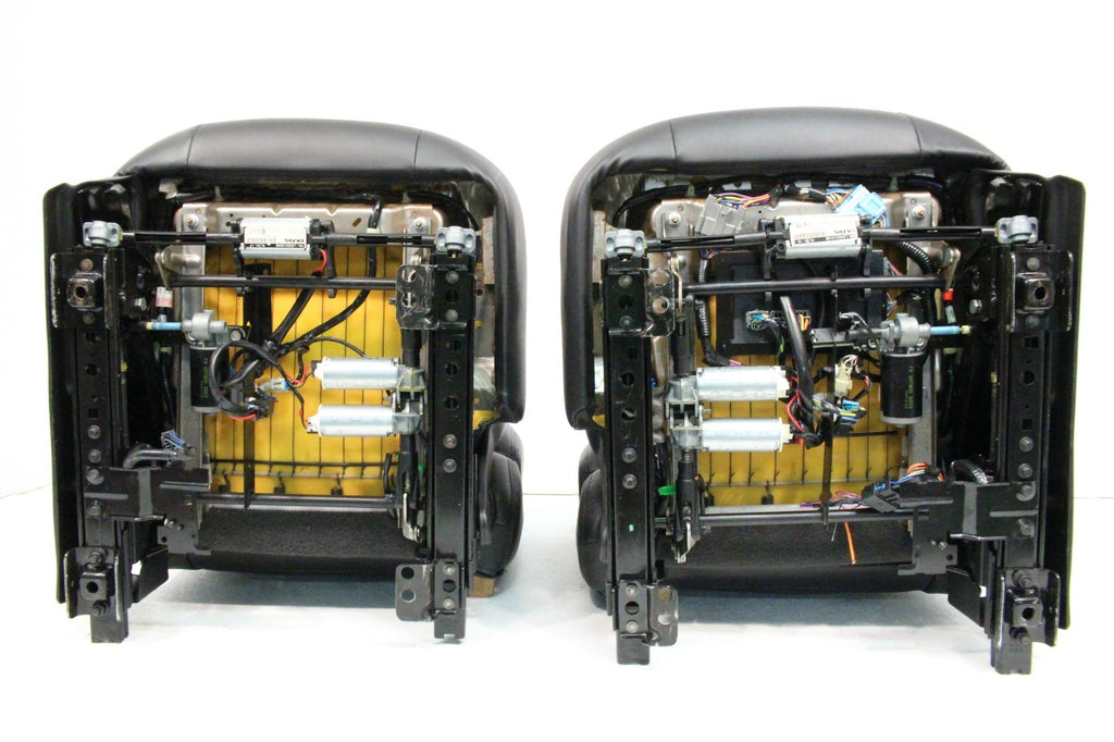 2003 - 2007 Hummer H2 Seats Set, Black Leather Powered Heated OEM