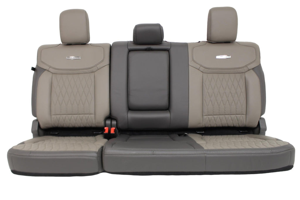 2021 - 2026 F150 & Super Duty Platinum Plus Rear Seat, Smoked Truffle Leather