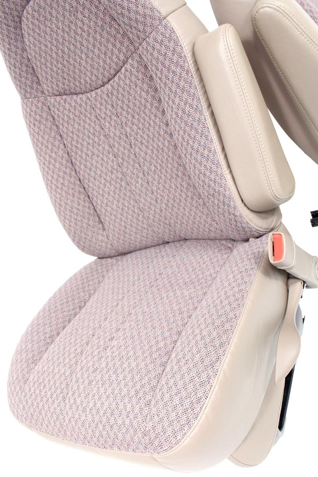 GMC Savana Chevy Express Van Front Bucket Seats, Neutral Tan Cloth 1997 - 2014