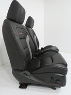 2016 - 2024 Camaro Seats, Front Rear Coupe, 2SS Black Leather Heated Ventilated