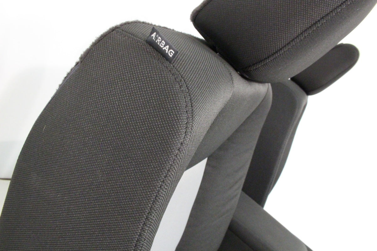 1998 - 2011 Ford Ranger Seats, 60-40 Split Bench, Black Gray Cloth, Extended Cab