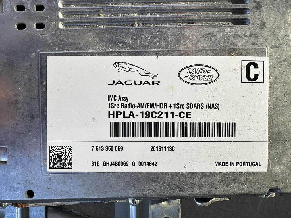 2017-2018 OEM Range Rover Head Unit Receiver Control Module HPLA 19C216 CE