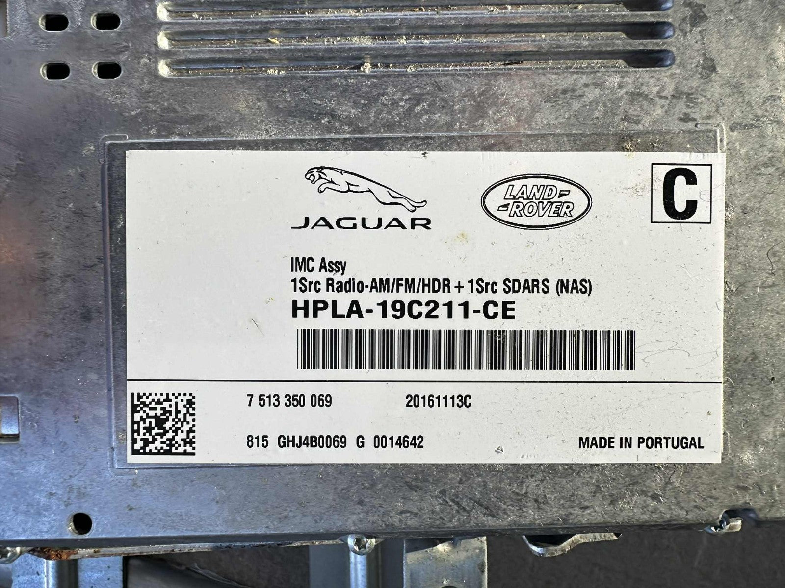 2017-2018 OEM Range Rover Head Unit Receiver Control Module HPLA 19C216 CE