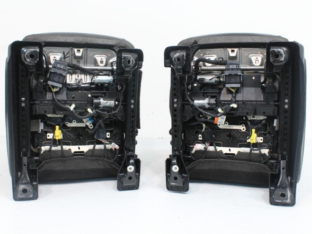 2015-2022 Ford F150 Super Duty Lariat Front Seats, Black Leather Heat Ventilated