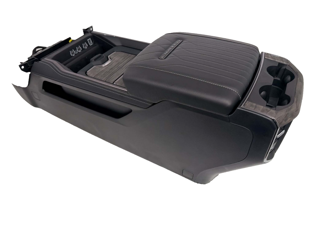 2019 - 2026 DT Ram 1500 Center Console Black Leather LIMITED w/ Wireless Charger
