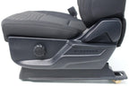 2015 - 2026 Ford F150 & Super Duty Seats, STX Black Cloth Manual w/ Lumbar