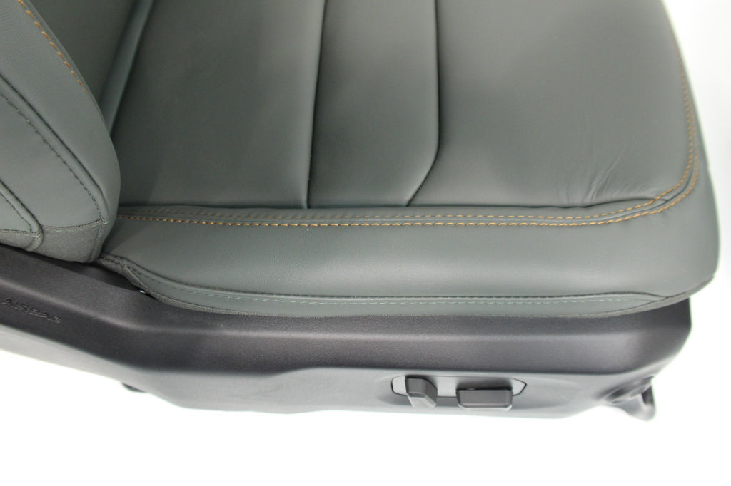 2020 - 2025 Jeep Gladiator Mojave X Power Leather Seats - Black Green OEM
