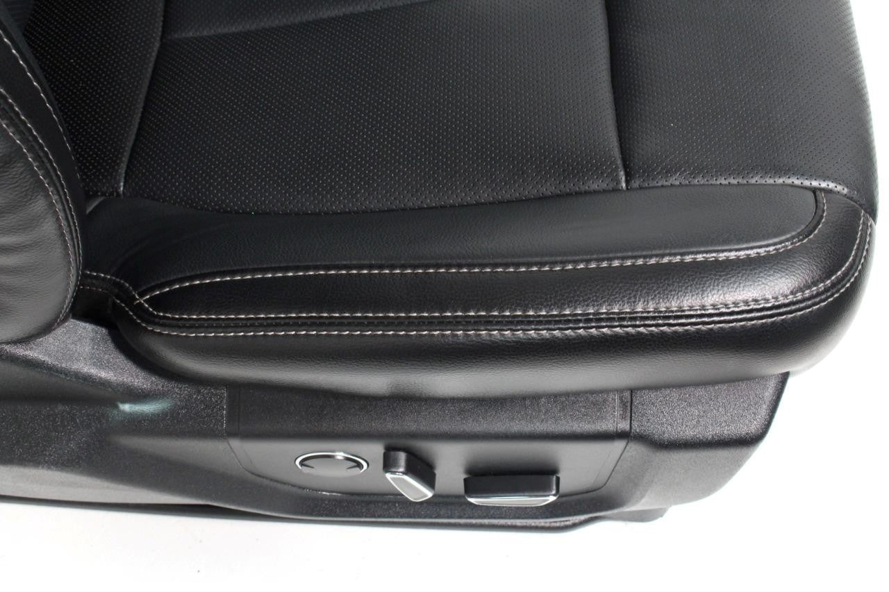 2015 - 2022 Ford F-150 Super Duty Front Seats, Lariat Black Leather Heated Cool