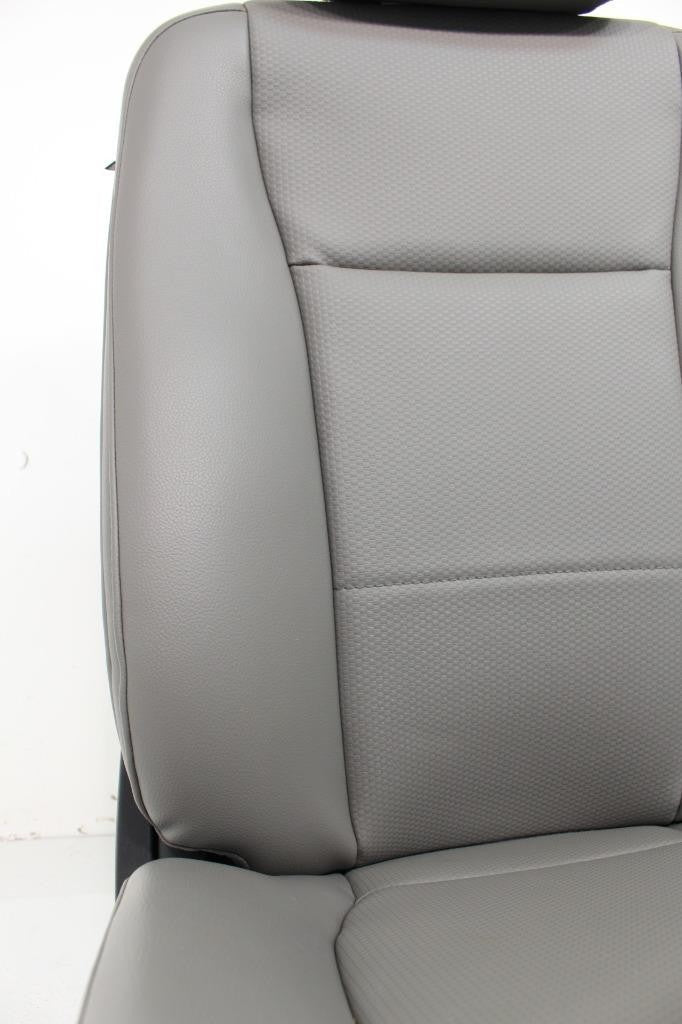 2015 - 2022 Ford F150 & Super Duty Front Seat Pair, All Cabs XL Earth Gray Vinyl