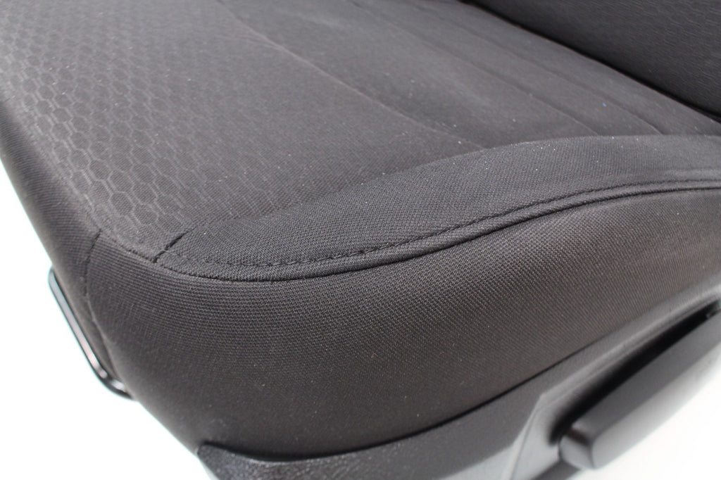 2009-2024 Dodge Ram Seats, Quad Cab Front & Rear, Manual Black Cloth w/ Jumpseat