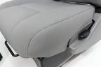 Ford Econoline Front Bucket Seats, Gray Cloth w/ Folding Armrests, Fits 1997+