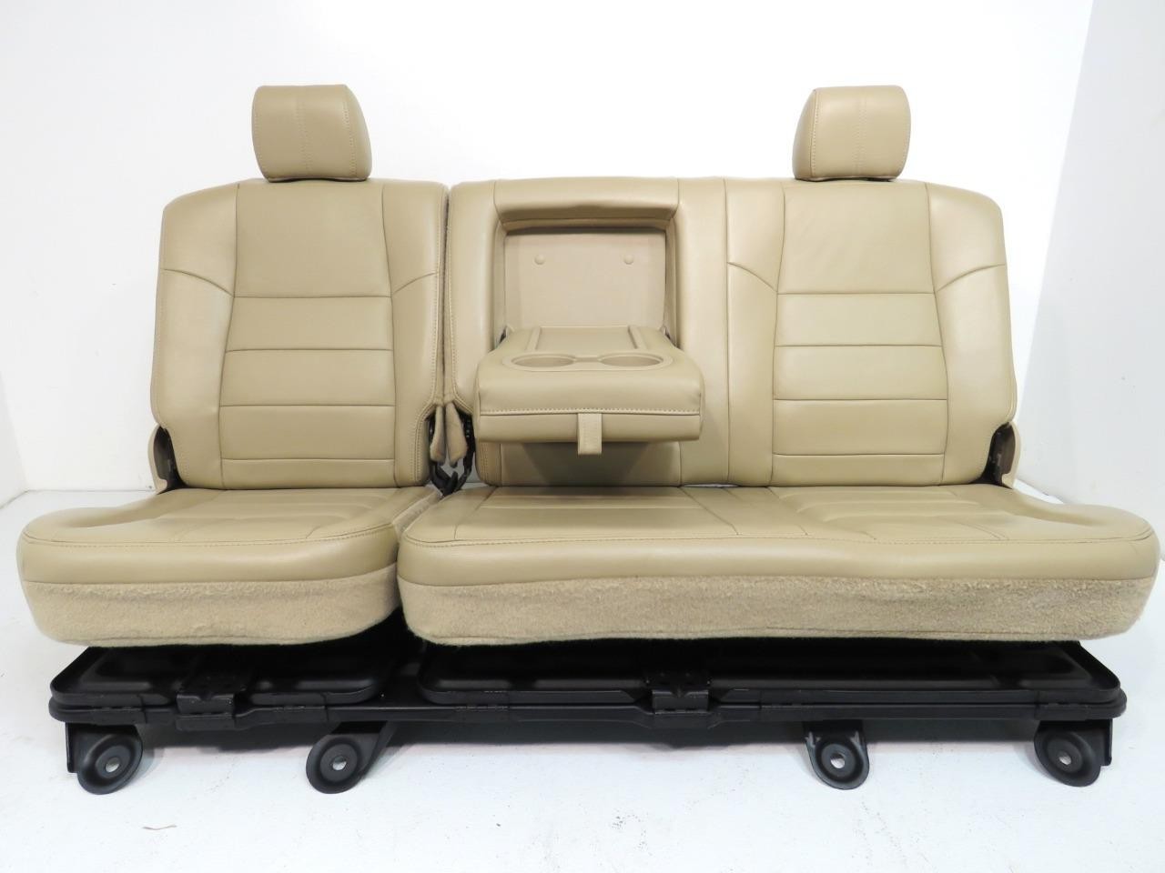 Ford Super Duty Tan Leather Heated Front & Rear Seats F250 F350 F450 F550 F650