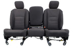2009-2024 Dodge Ram Seats, Quad Cab Front & Rear, Manual Black Cloth w/ Jumpseat