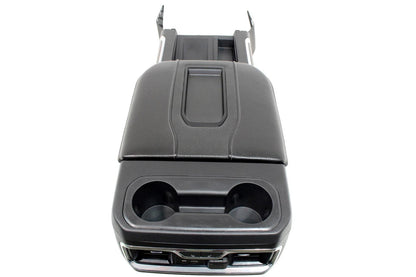2019 - 2023 Chevrolet Silverado & GMC Sierra Black Center Console w/Leather Lid