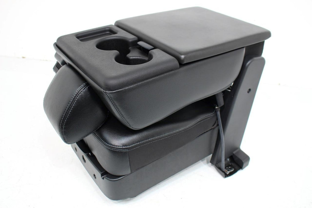 11-16 Ford F250 Super Duty Lariat Jump Seat Console Black Leather Kit Complete