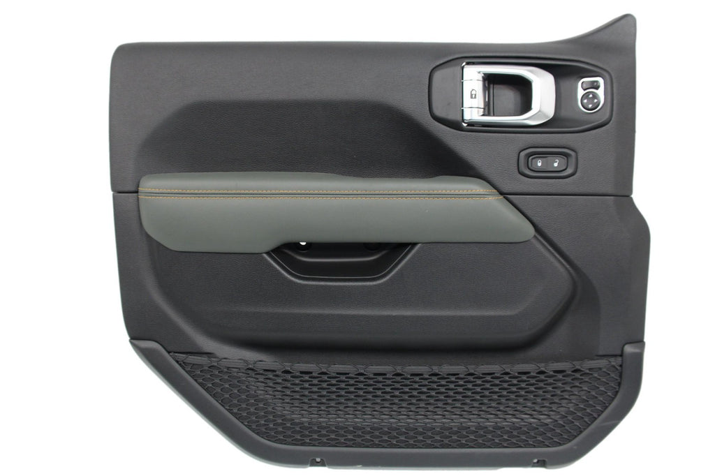 2024 - 2025 Gladiator Mojave X Power Seats, Console & Door Panels - Black Green