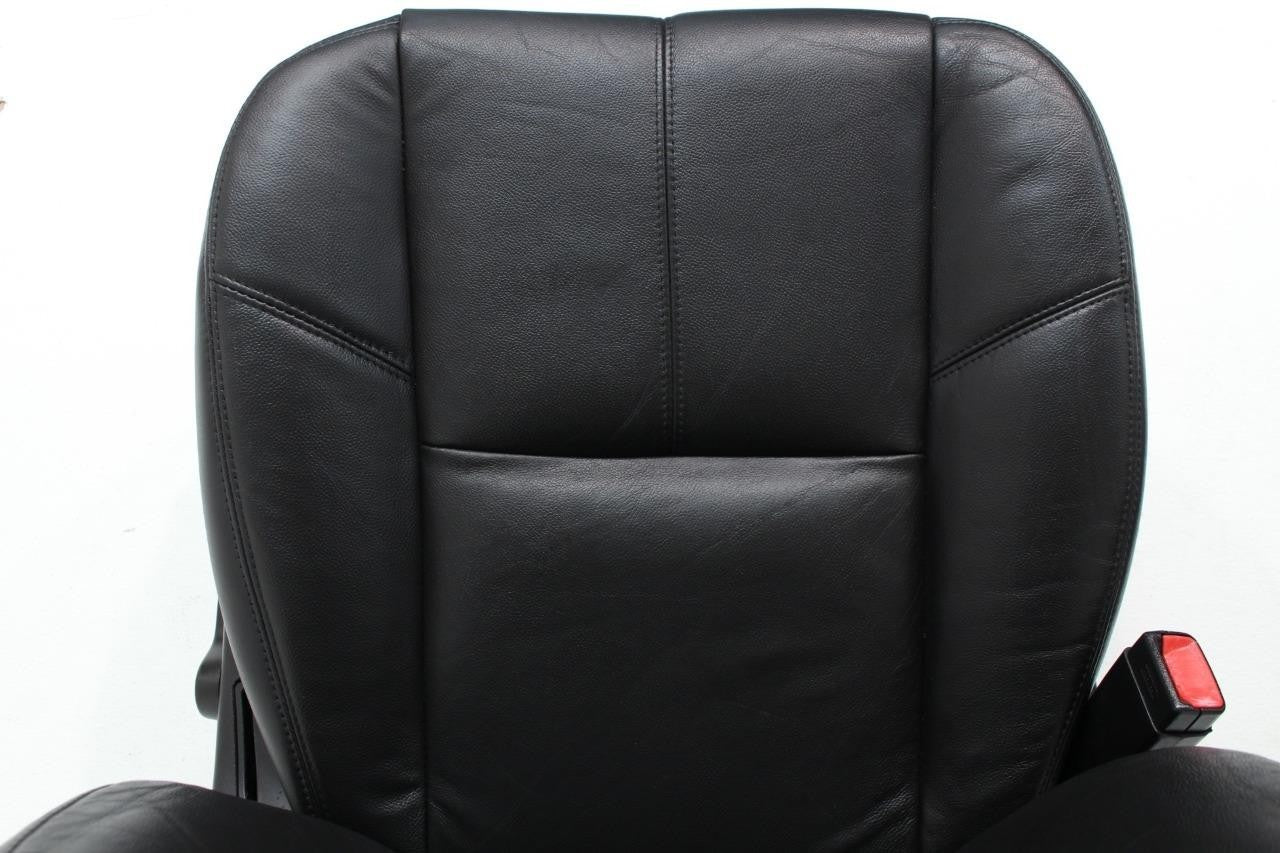 2007-2014 GM Silverado Tahoe Front Seats, LT Black Leather Lumbar w Driver Power