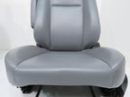 2015 - 2026 Ford Transit Front Seats, Pewter Gray Vinyl, Manual w/  Armrest