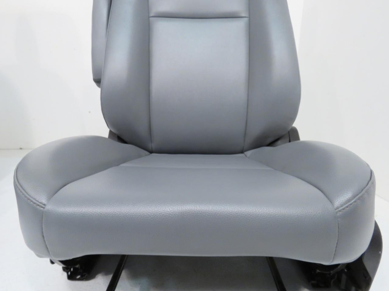 2015 - 2026 Ford Transit Front Seats, Pewter Gray Vinyl, Manual w/  Armrest
