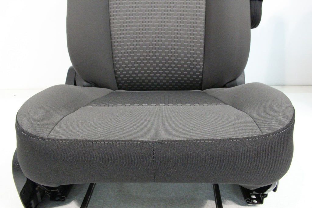 2015 - 2026 Ford Transit Seats, Dark Gray Cloth, Manual w/ Dual Armrests Lumbar