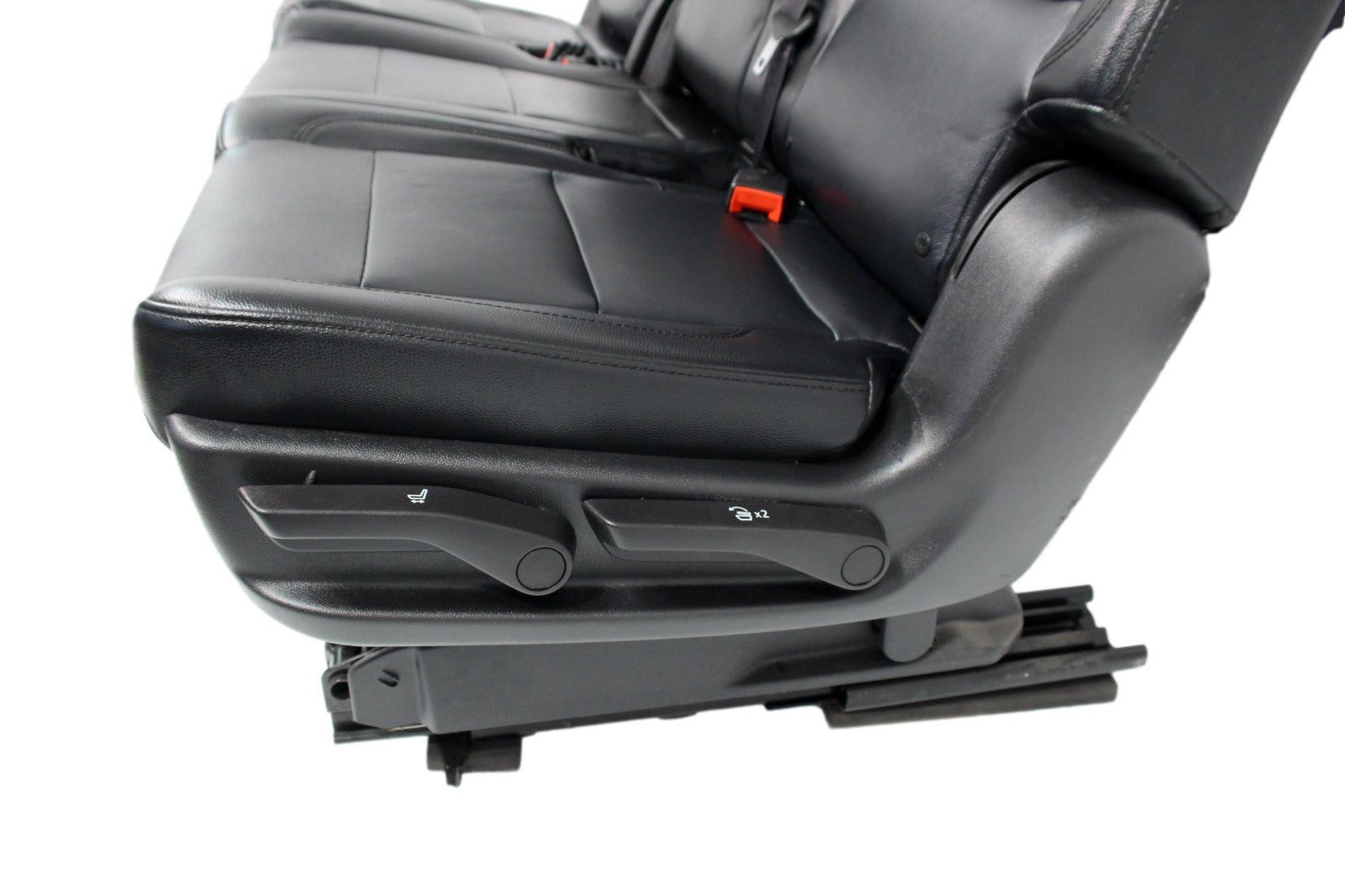 2021 – 2025 Chevy Suburban Tahoe 2nd Row Bench Seat, LT Black Leather w/ Armrest