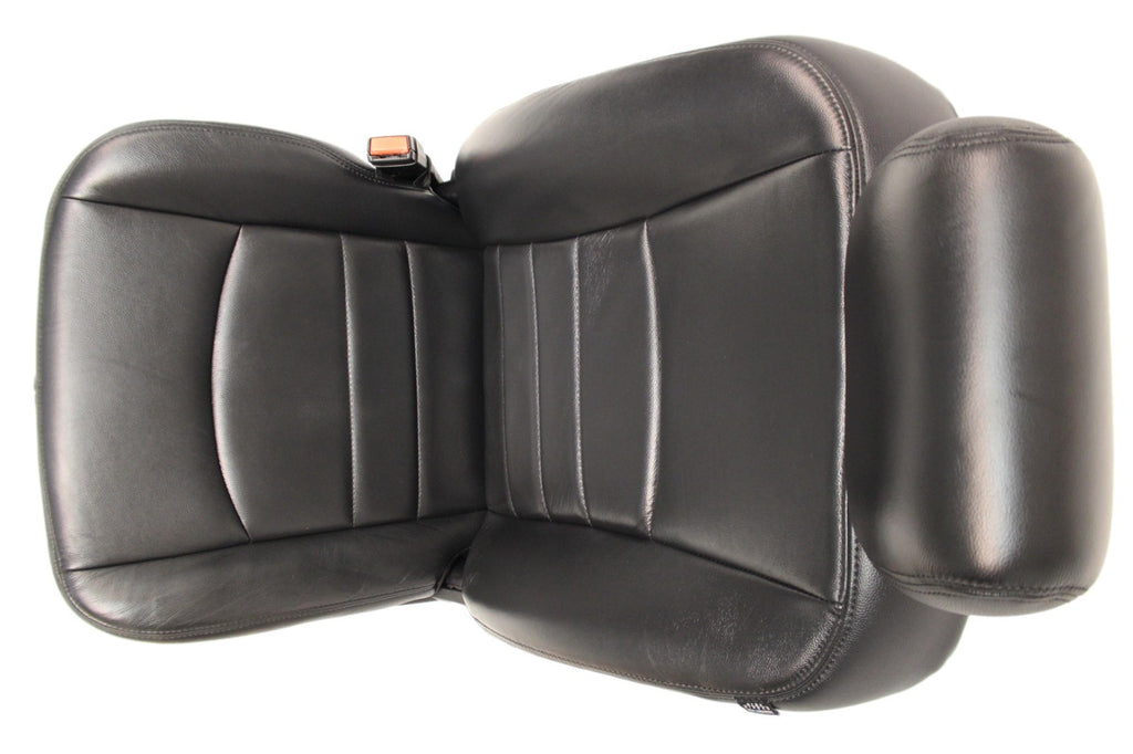 2002 - 2018 Dodge Ram Seats Set, Crew Cab Roadwire Black Leather w/ Power Driver