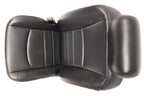 2002 - 2018 Dodge Ram Seats Set, Crew Cab Roadwire Black Leather w/ Power Driver