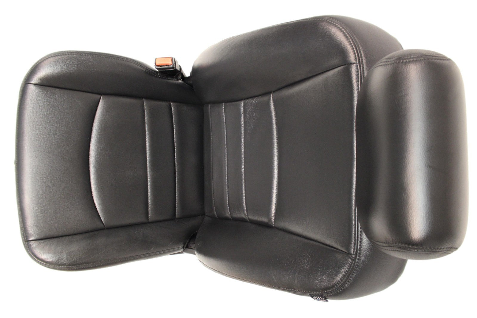 2002 - 2018 Dodge Ram Seats Set, Crew Cab Roadwire Black Leather w/ Power Driver