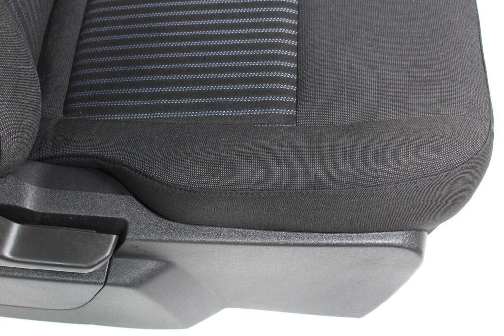 2015 - 2026 Ford Transit Seats, Black Charcoal Cloth Manual w/ Dual Armrests