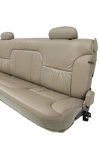 1995-2000 GMC Sierra Chevy Silverado Seats Set, Neutral Tan Leather Extended Cab