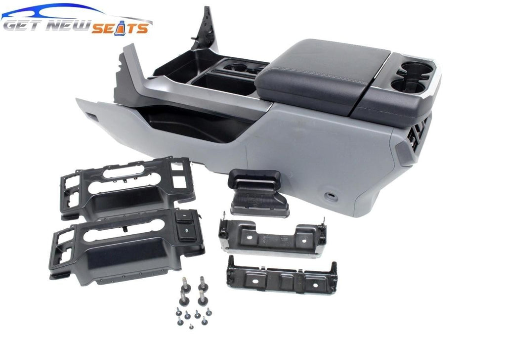2021 - 2025 Ford F150 Center Console, Gray W/o Shifter for XL XLT STX