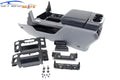 2021 - 2025 Ford F150 Center Console, Gray W/o Shifter for XL XLT STX
