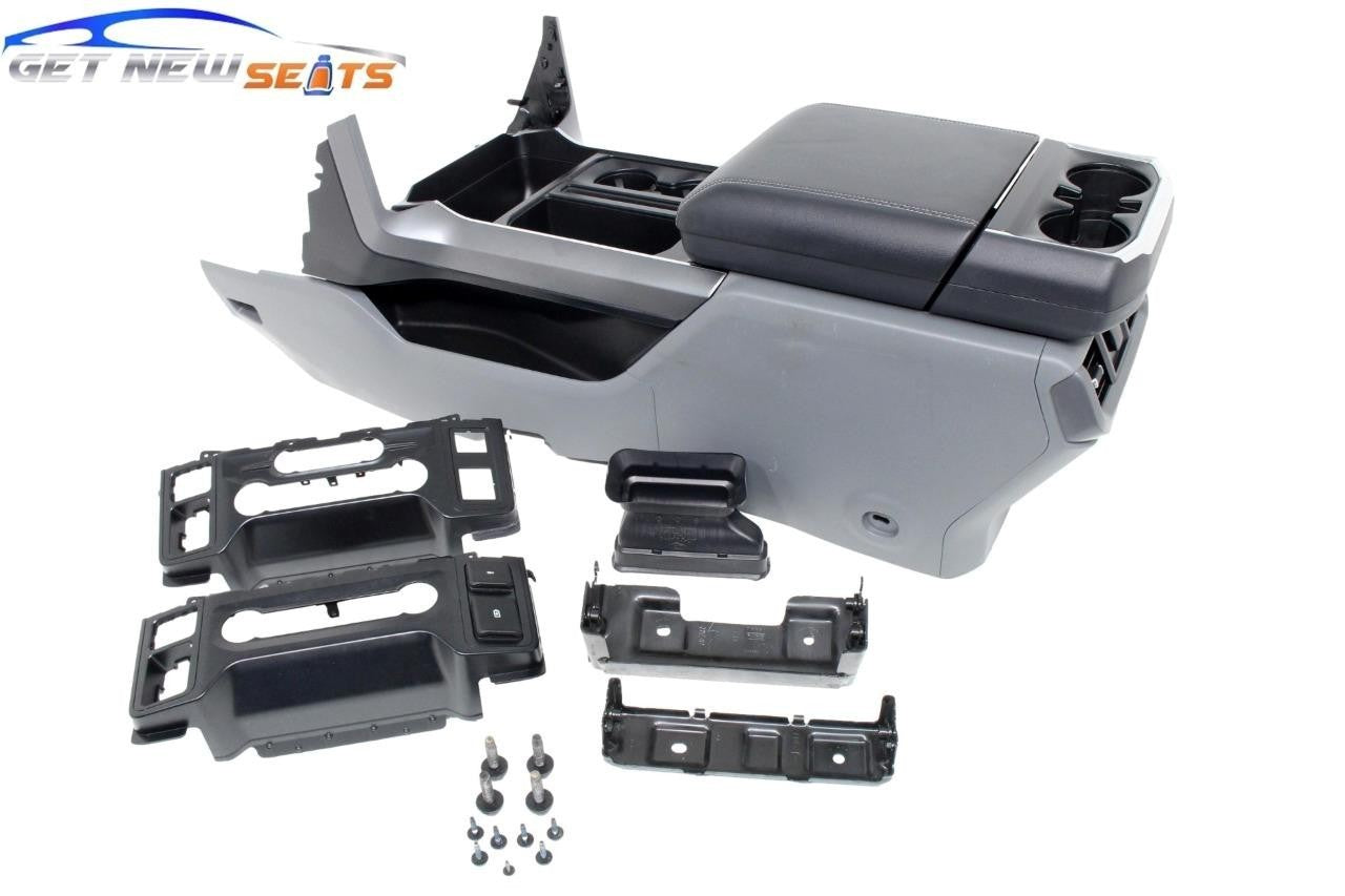 2021 - 2025 Ford F150 Center Console, Gray W/o Shifter for XL XLT STX