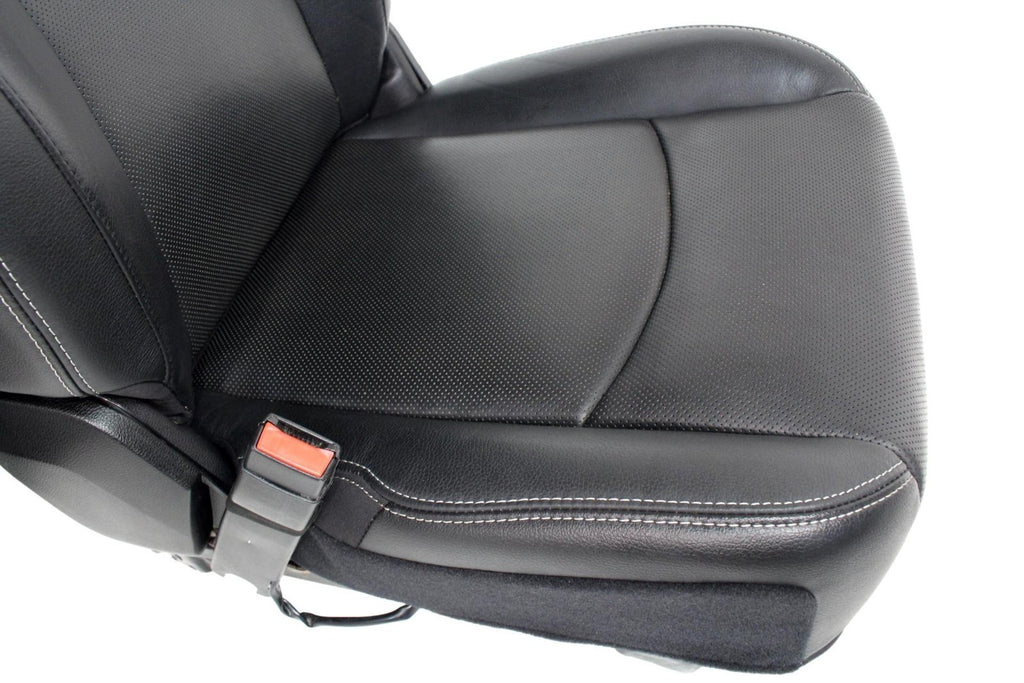 2009 - 2018 Ram Seats Set, Laramie Crew Black Leather w/ Heating & Ventilation