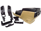 15-22 Ford Truck Center Console & Install Kit w/o Shifter - Tan Leather XLT