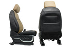 2021+ Ford F150 Super Duty Seats Set, Crew Cab Lariat Leather Baja Tan Heat Cool