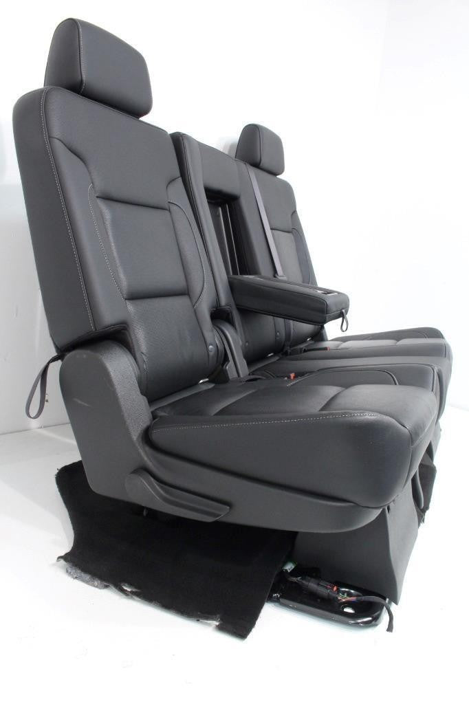 2015-2020 Yukon XL Suburban 2nd Row Bench Seat LTZ Black Leather Heat Perf Power