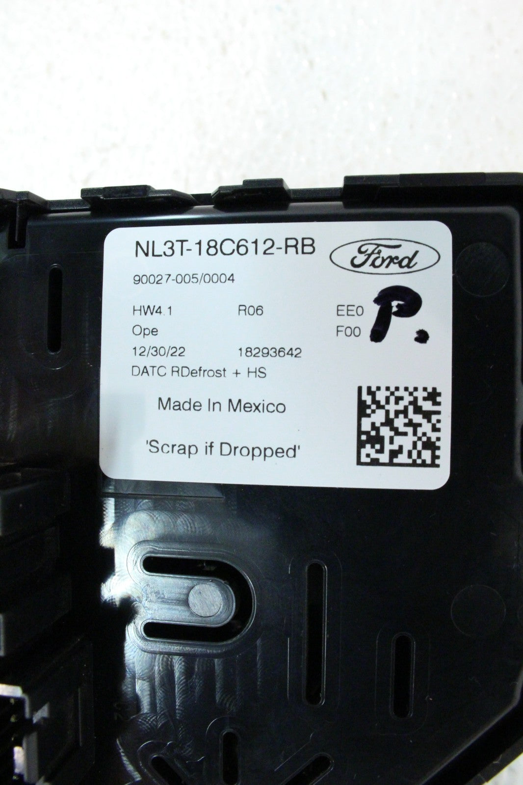 2021 - 2025 Ford F150 Climate Control HVAC Dual Zone Heated Seats NL3T-18C612-RB