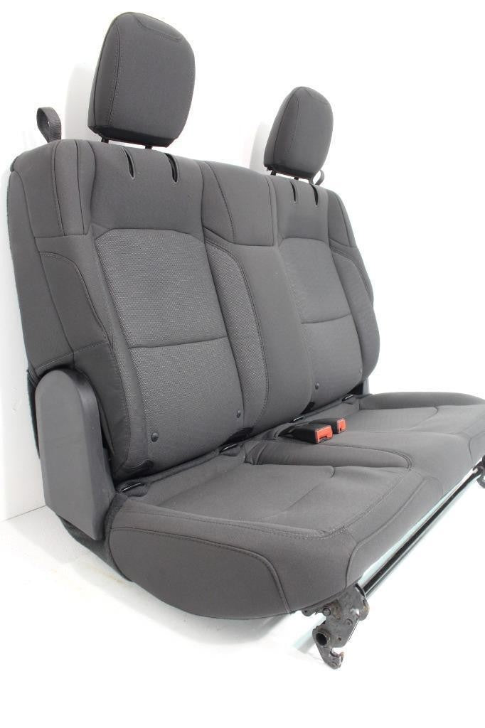 2019 - 2024 Jeep Wrangler JL 2-Door Rear Seat, Black Cloth Folding Bench OEM