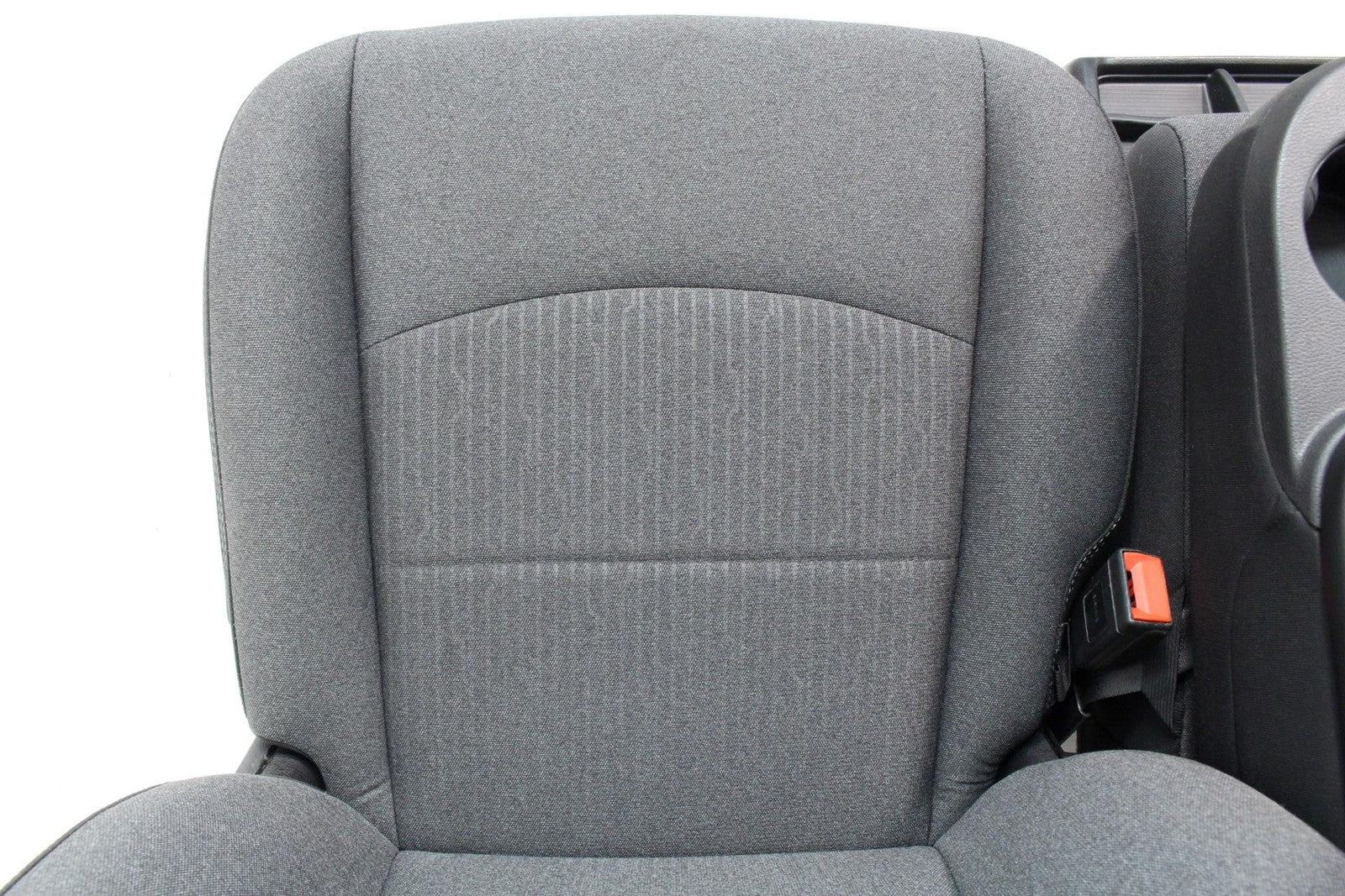 2002 - 2025 Dodge Ram Black & Gray Cloth Front Seats with Jump Seat Console