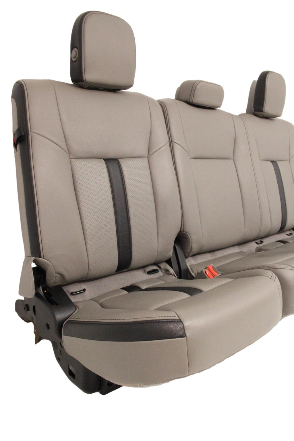2015-2022 Ford F150 Super Duty Supercab Seats, XLT w/ Katzkin Earth Gray Leather