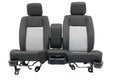 1998 - 2011 Ford Ranger Seats, 60-40 Split Bench, Black Gray Cloth, Extended Cab