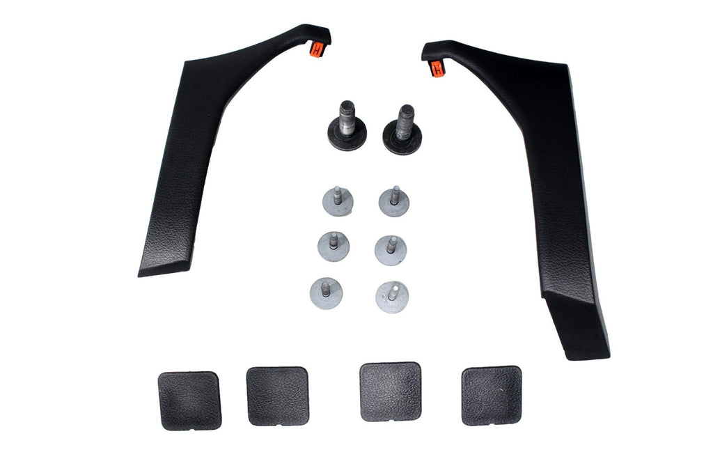 2019 - 2026 DT Ram 1500 Center Console, Black Leather w/ Logo, Wireless Charging