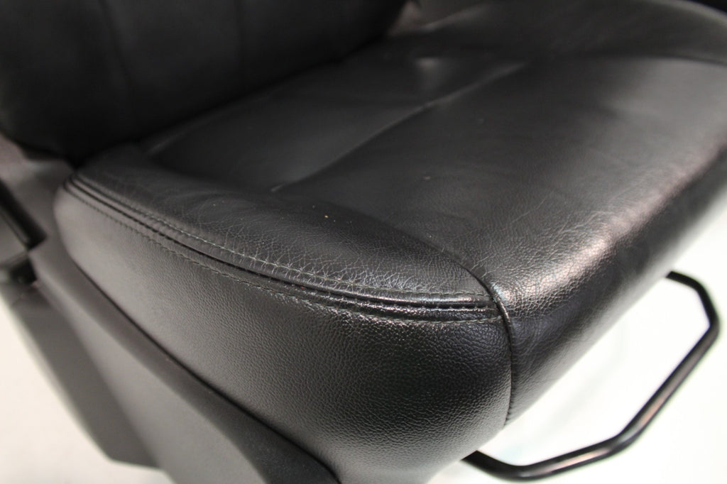 2015 - 2026 Ford Transit Front Seats, Black Leather w/ Heated Power Driver Seat